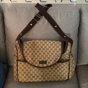 Authentic Gucci diaper bag
